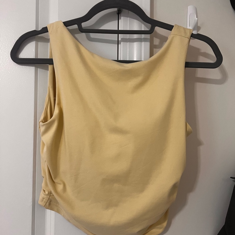 Yellow Sleeveless Women's Top